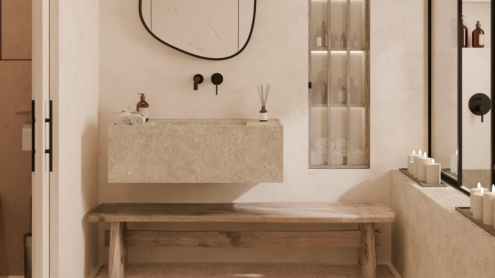 Diseño de baño del proyecto Zen Vida